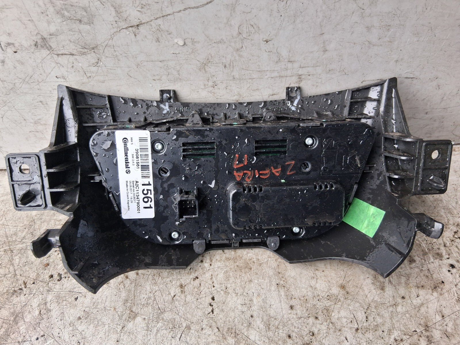 2017 VAUXHALL ZAFIRA C TOURER AC HEATER CLIMATE CONTROL SWITCH PANEL 39081561