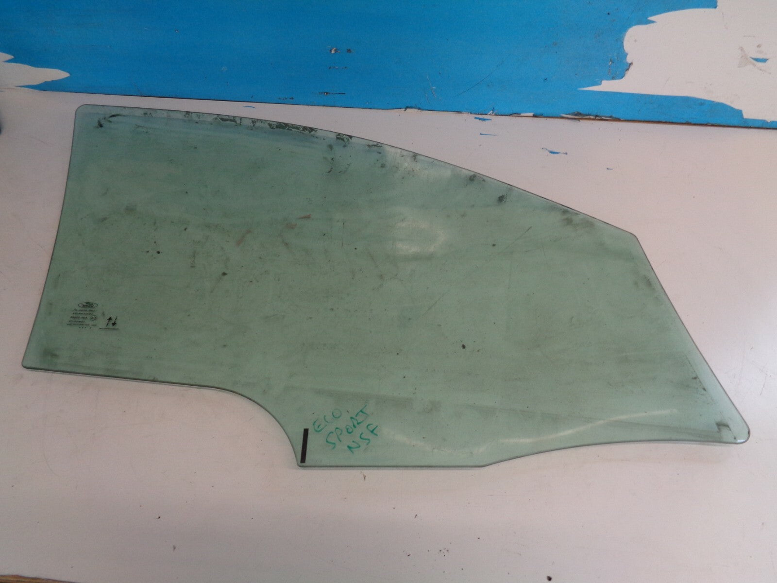 FORD ECOSPORT 2019 5 DOOR NSF PASSENGER SIDE FRONT DOOR WINDOW GLASS