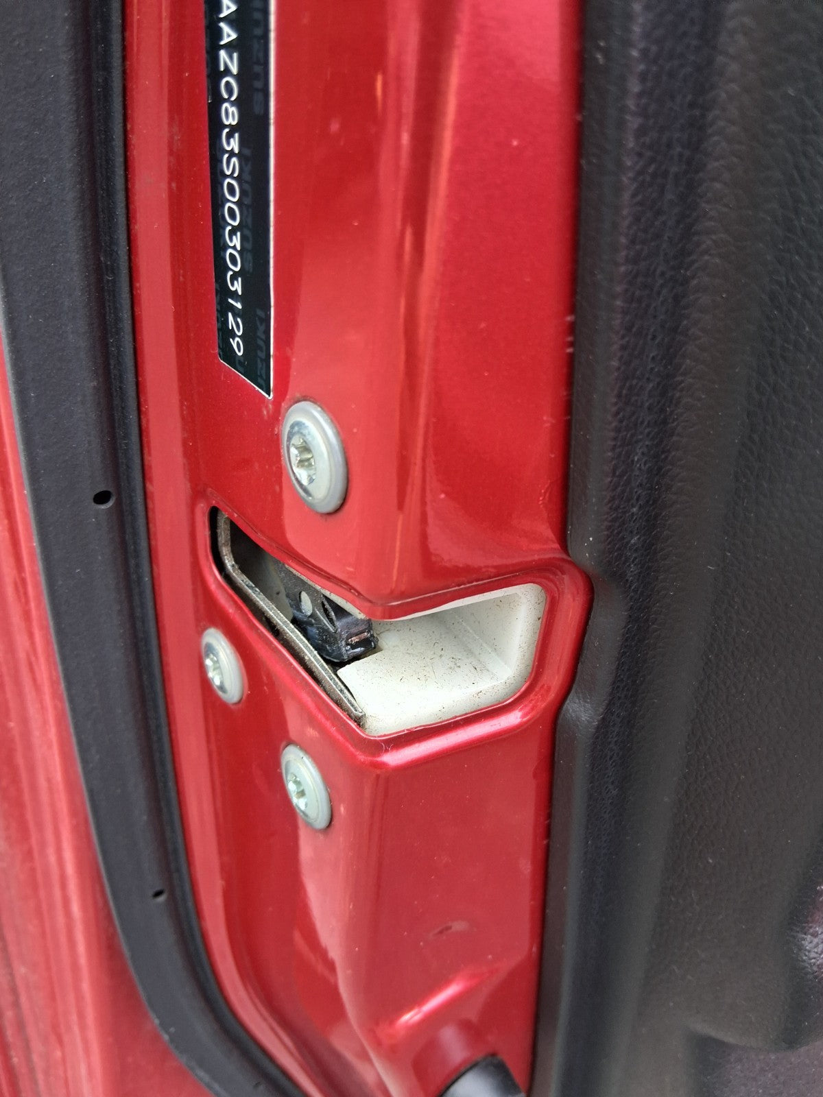 2019 SUZUKI SWIFT MK4 NSR PASSENGER SIDE REAR LEFT DOOR LOCK MECHANISM