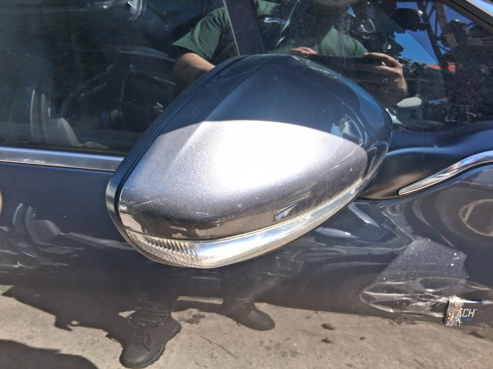 2019 PEUGEOT 208 MK1 OSF DRIVER SIDE FRONT RIGHT ELECTRIC WING MIRROR GREY