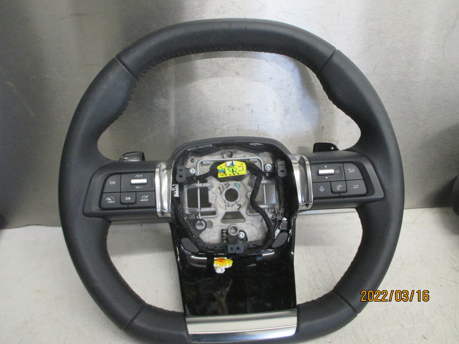 CITROEN C4 MK3 2021 3 SPOKE MULTIFUNCTION LEATHER STEERING WHEEL 98406912ZD