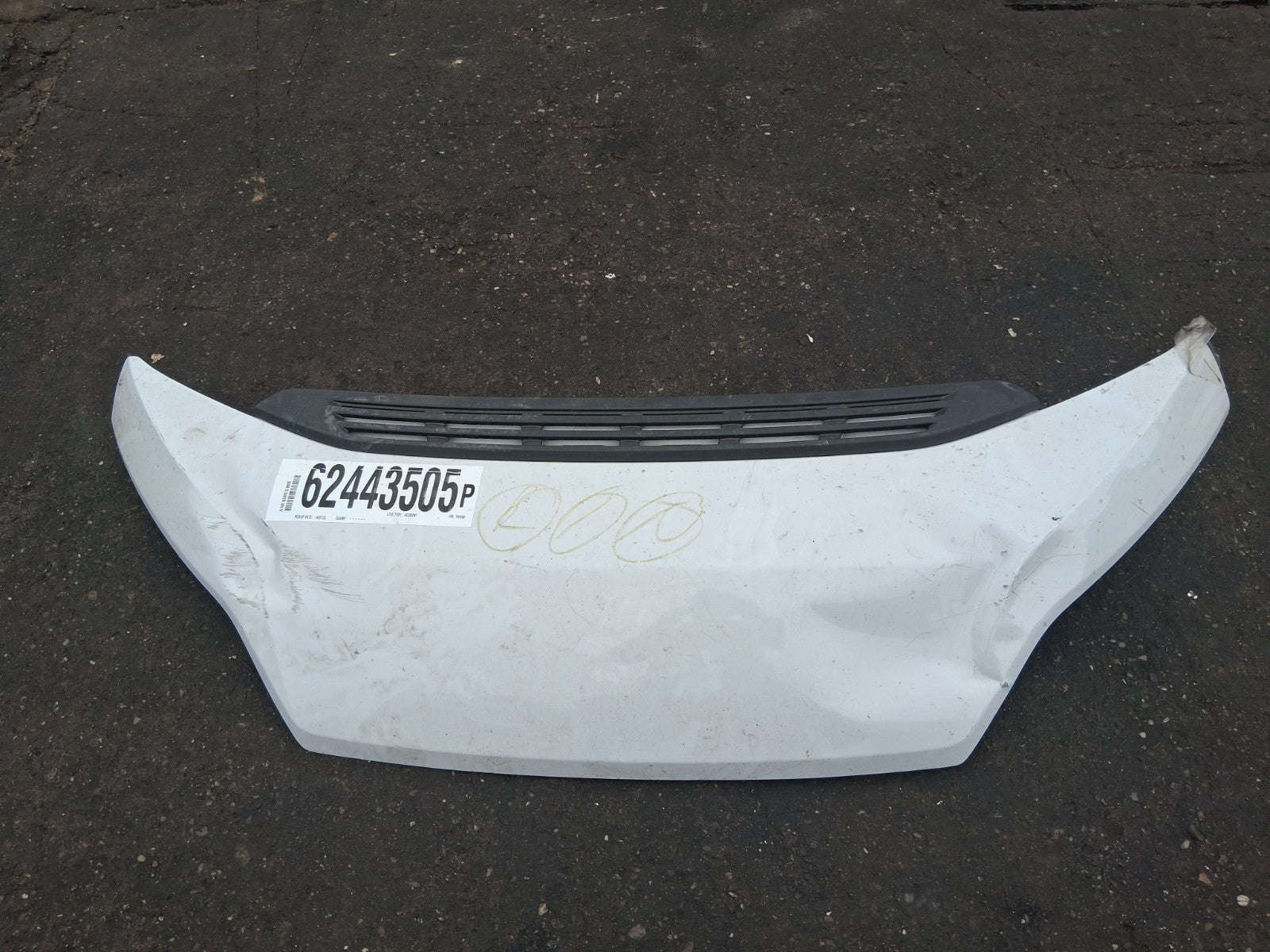 2024 FIAT DUCATO MK3 FRONT BONNET HOOD PANEL WHITE DAMAGED