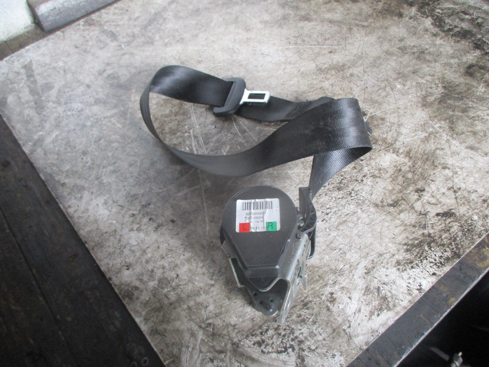 AUDI A3 2015 NSR PASSENGER SIDE REAR SEAT BELT 620093800