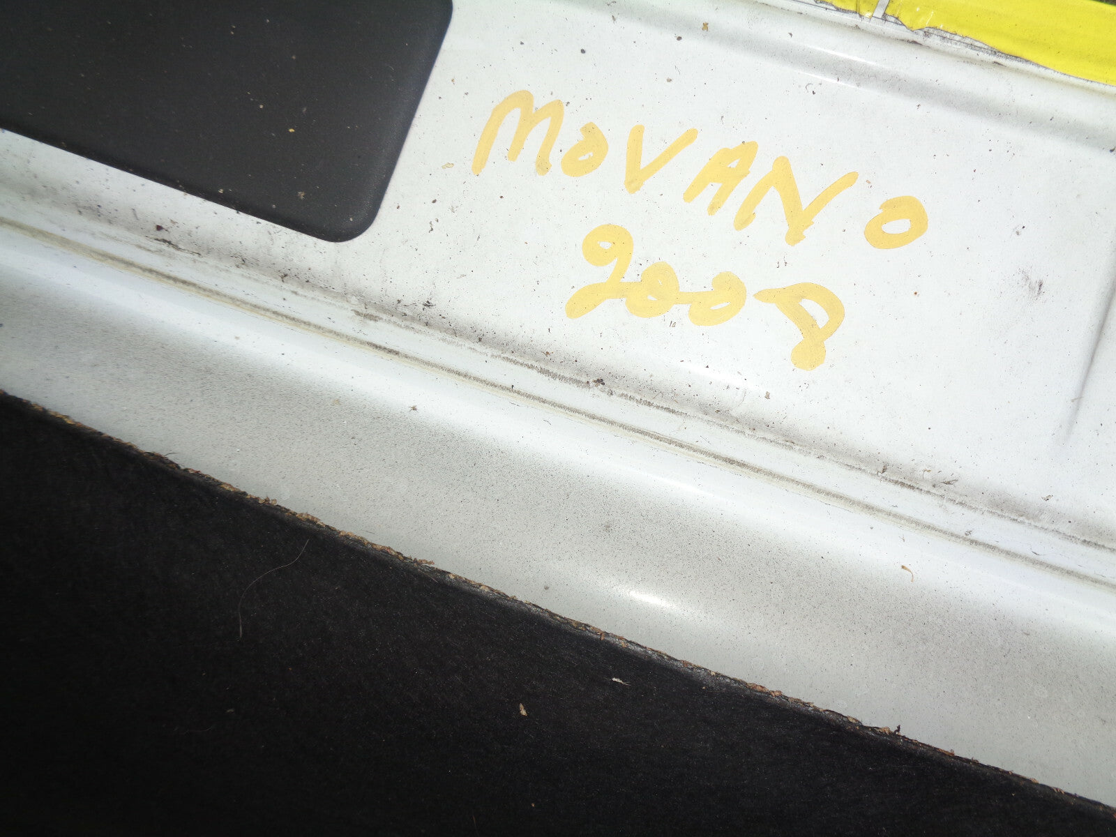 VAUXHALL MOVANO MK1 2008 FRONT COMPLETE BONNET HOOD YELLOW