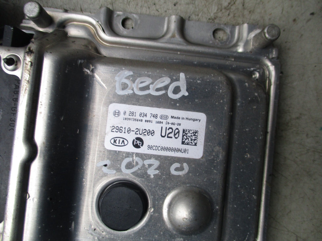 2019 KIA CEED MK3 1.6 DIESEL CRDI ECU ENGINE CONTROL MODULE UNIT 296102U200