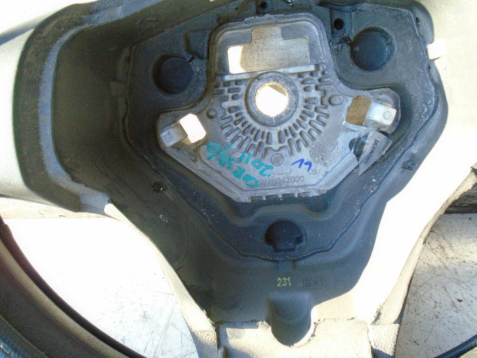 VAUXHALL CORSA D 2011 STEERING WHEEL 13155558