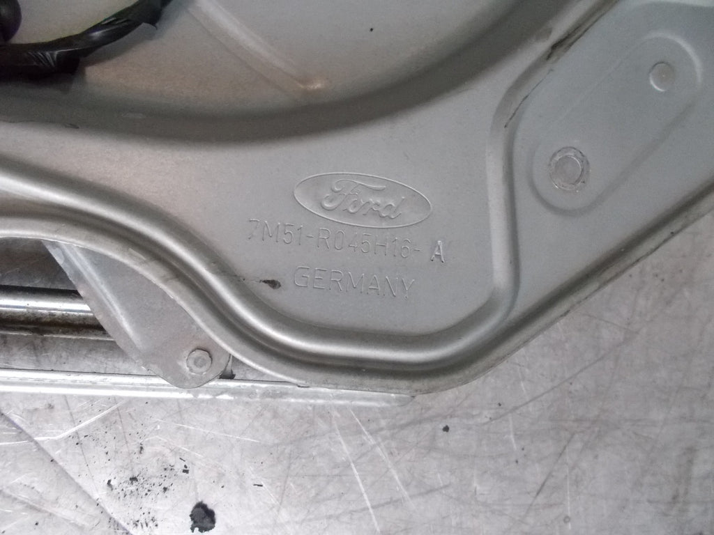 FORD C-MAX FRONT OS/ DRIVER SIDE WINDOW MOTOR REGULATOR MECHANISM 7M51R045H16A