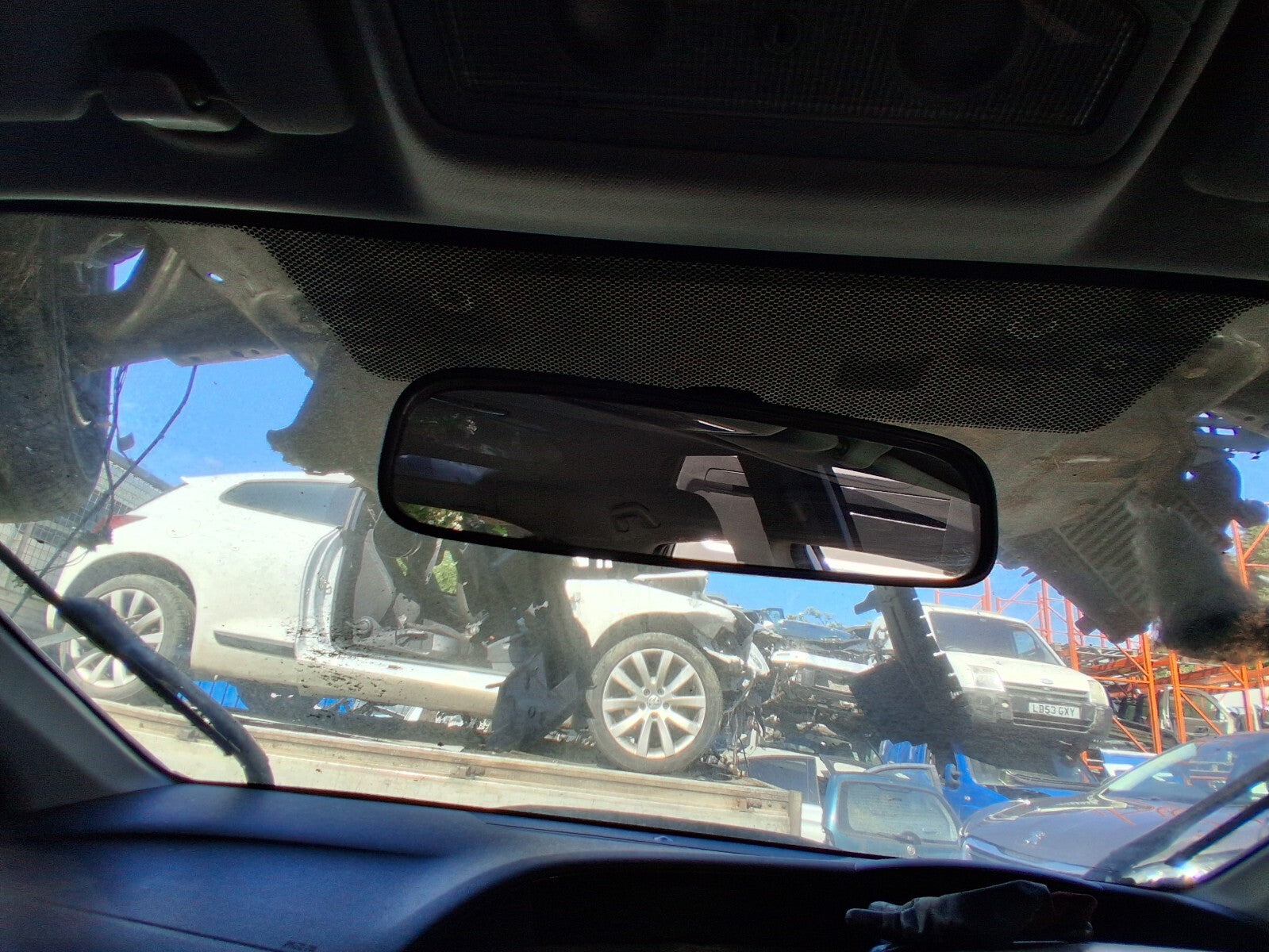 2007 HONDA CIVIC MK8 INTERIOR REAR VIEW MIRROR