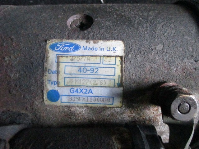 1990 FORD TRANSIT MK4, 5 2.5 DIESEL STARTER MOTOR 835FX11000BB