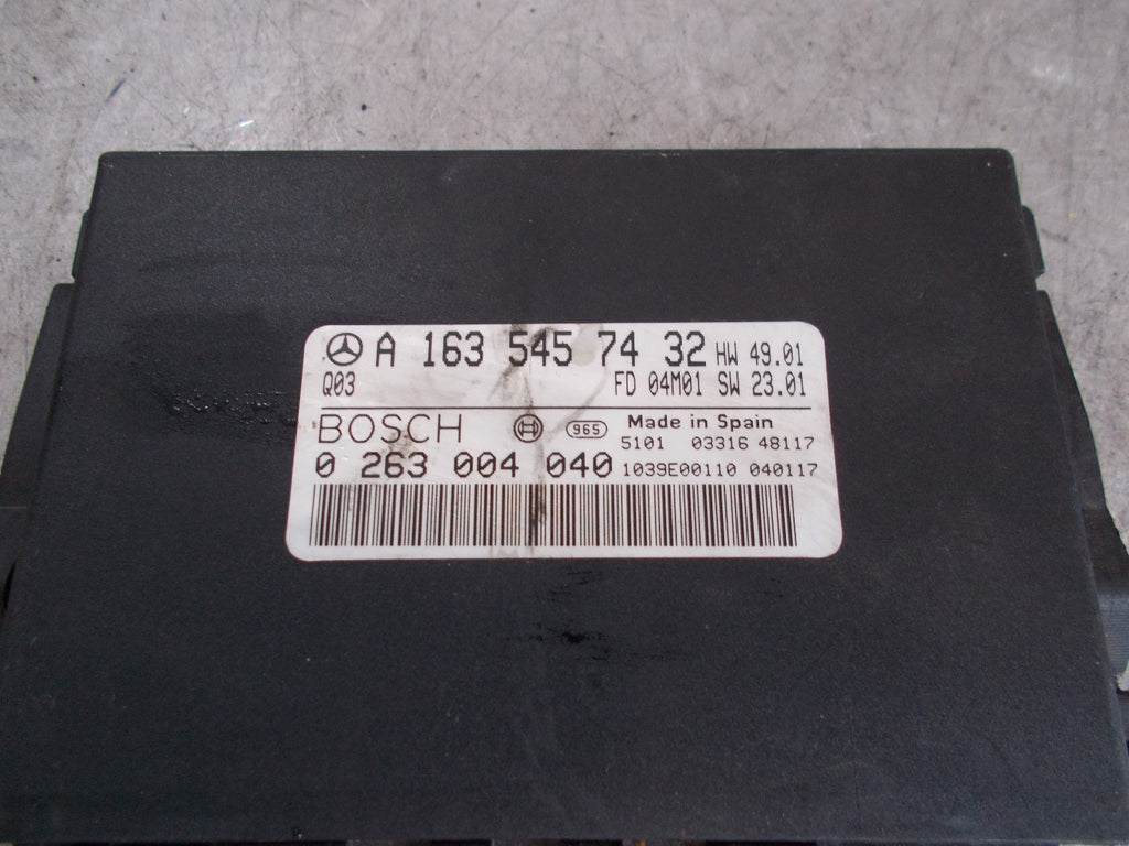 MERCEDES BENZ ML 2003 PARKING SENSOR ECU 1635457432