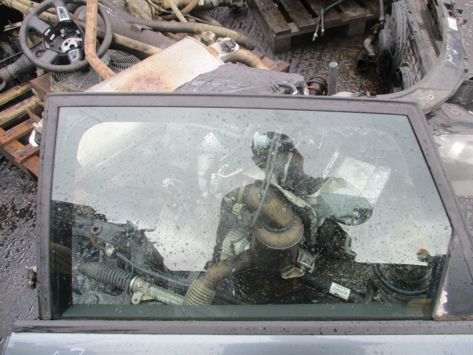 2006 AUDI A3 8P NSR PASSENGER SIDE REAR COMPLETE DOOR GREY MET LX7Z
