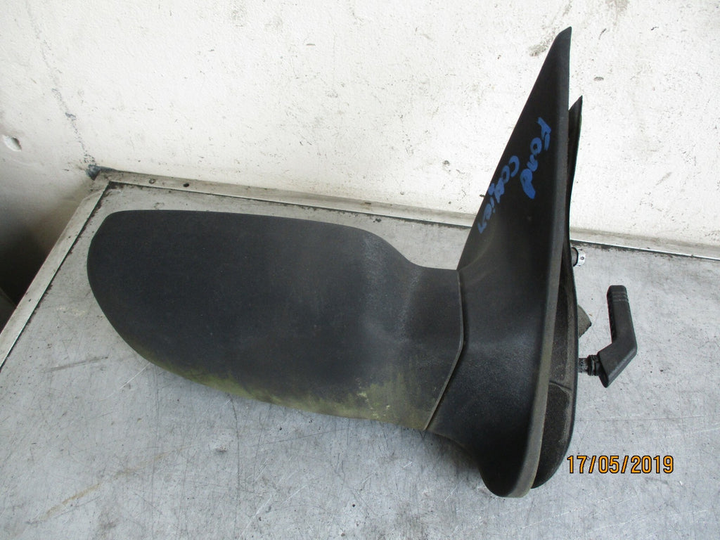FORD FIESTA COURIER OS DRIVER SIDE WING MIRROR MANUAL BLACK
