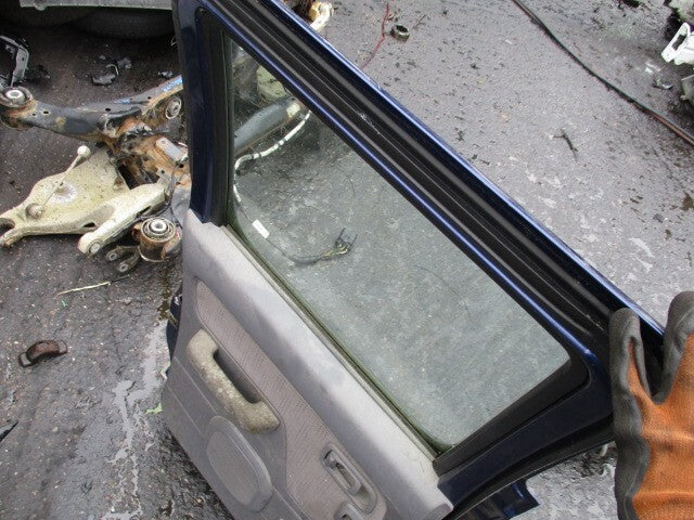 NISSAN NAVARA D22 2003 NSR PASSENGER SIDE REAR COMPLETE DOOR BLUE 2Y9