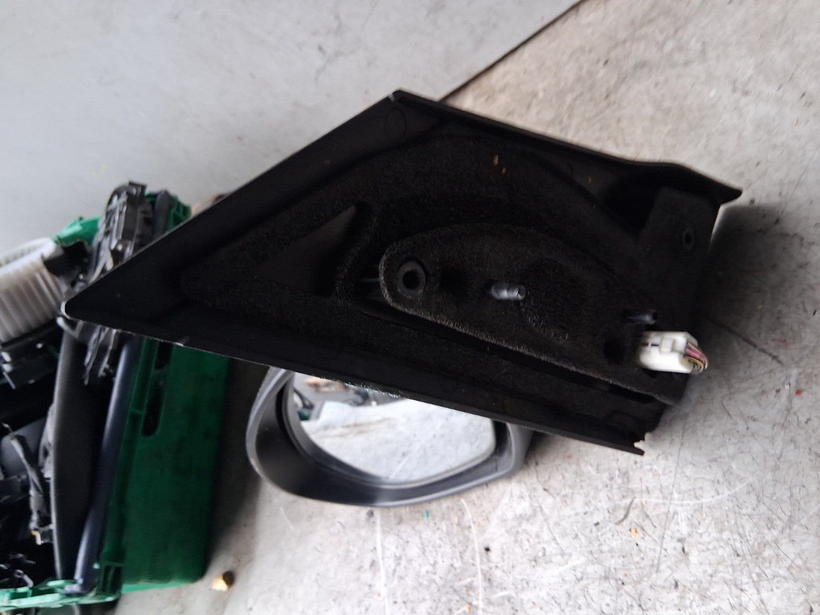 2008 MAZDA 6 NSF PASSENGER SIDE FRONT WING MIRROR GREY E4022683
