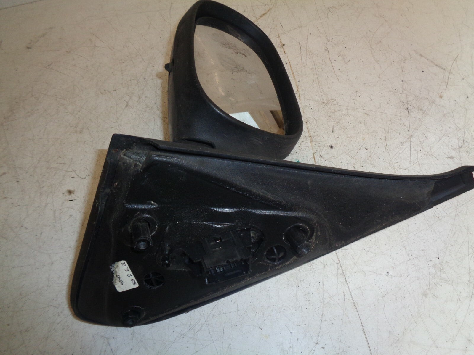 RENAULT CLIO MK2 2004 NS PASSENGER SIDE WING MIRROR DOOR MIRROR BLUE
