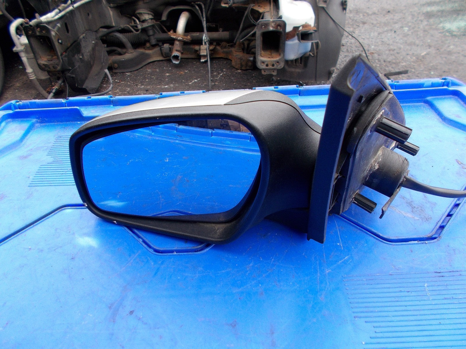 2003 FORD MONDEO MK3 NS PASSENGER SIDE ELECTRIC WING MIRROR E9014236 SILVER