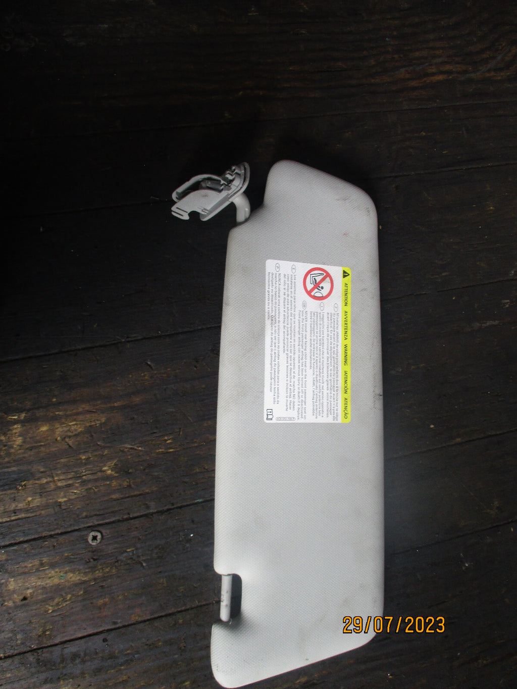 AUDI A3 2013 FRONT BOTH SUN VISOR