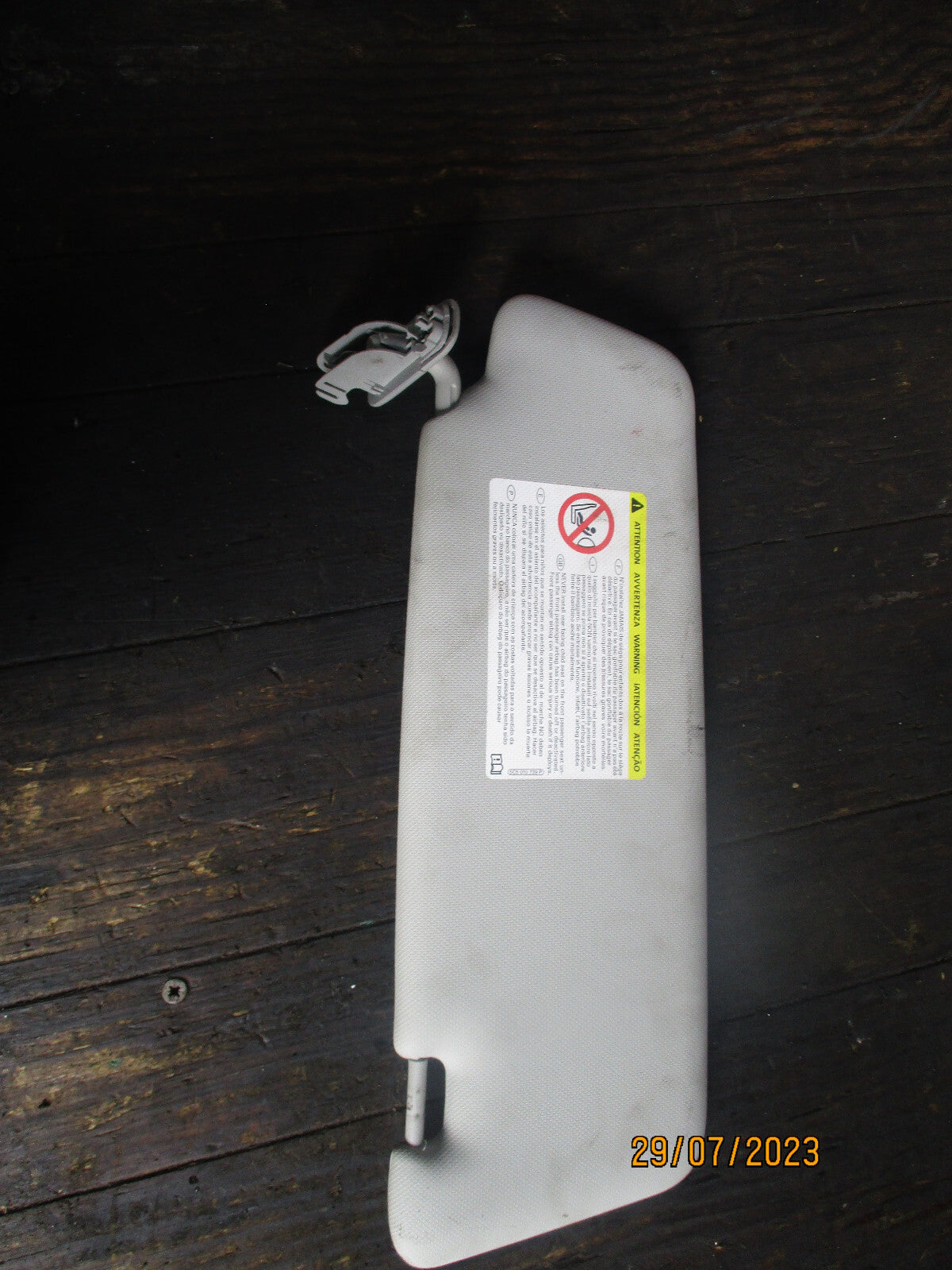 AUDI A3 2013 FRONT BOTH SUN VISOR