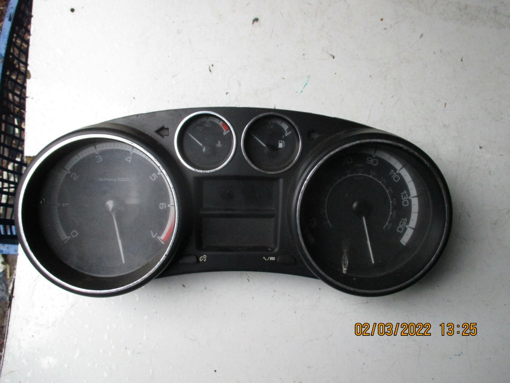 PEUGEOT 308 2009 1.4 PETROL SPEEDO CLOCKS INSTRUMENT CLUSTER 9665107780       --