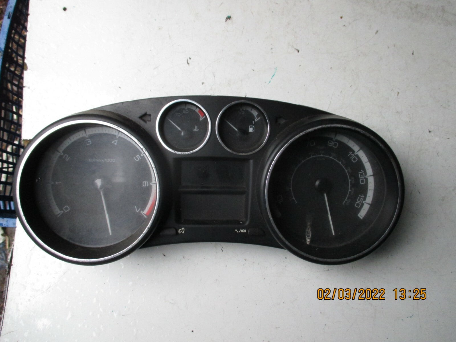 PEUGEOT 308 2009 1.4 PETROL SPEEDO CLOCKS INSTRUMENT CLUSTER 9665107780       --