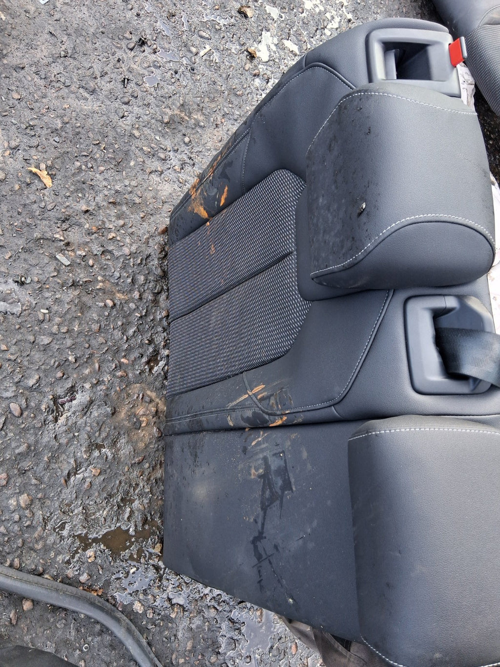 2024 AUDI A1 S LINE MK2 GB OSR DRIVER SIDE REAR RIGHT SEAT BENCH SEAT TOP ONLY