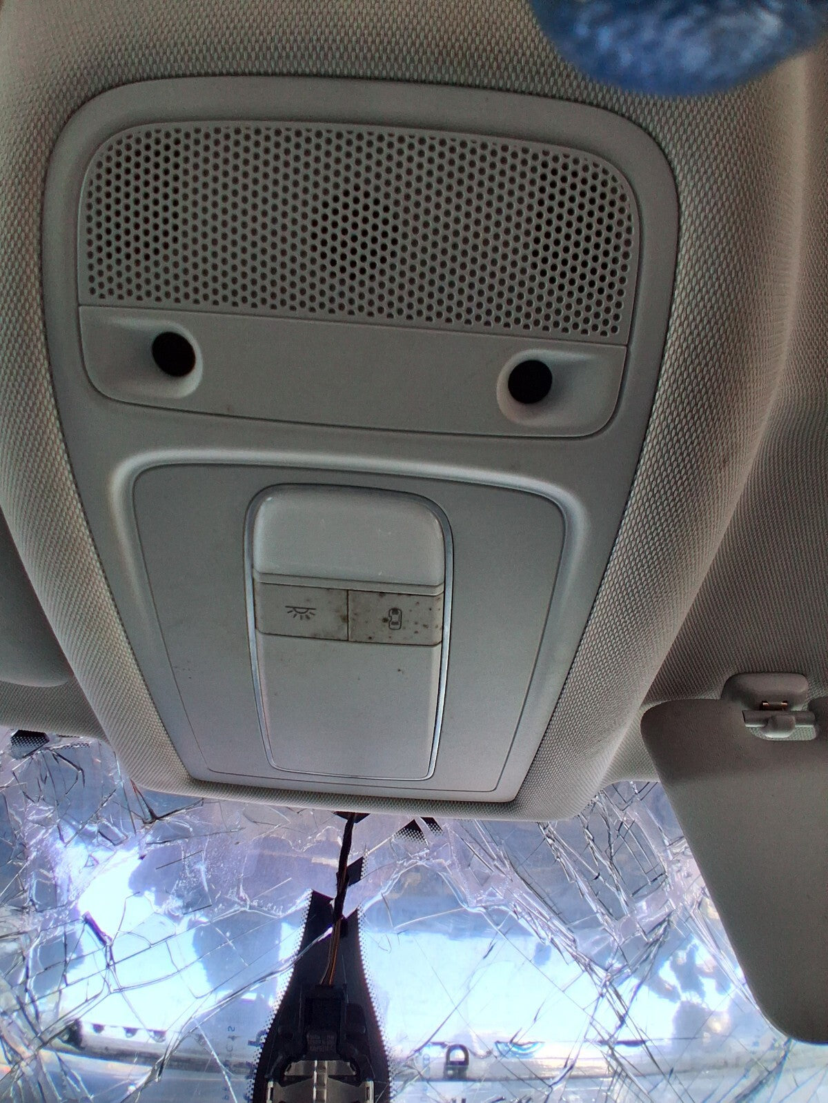 2016 AUDI Q3 8U FRONT INTERIOR ROOF READING LIGHT PANEL
