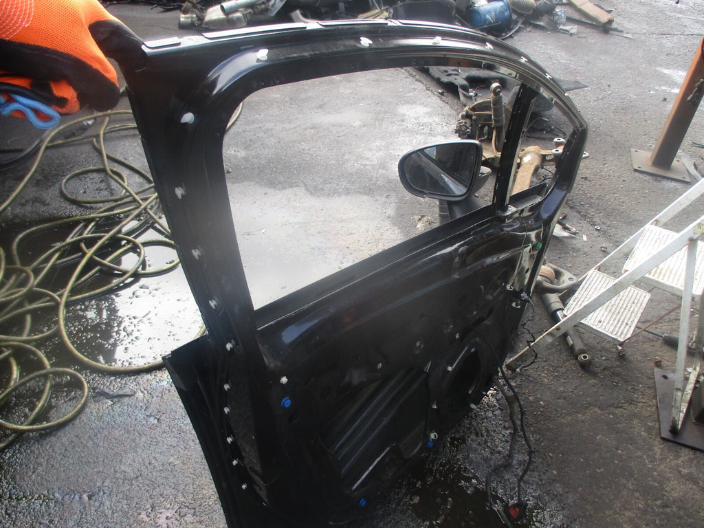 VAUXHALL MERIVA B 2010 NS PASSENGER SIDE FRONT DOOR SHELL BLACK