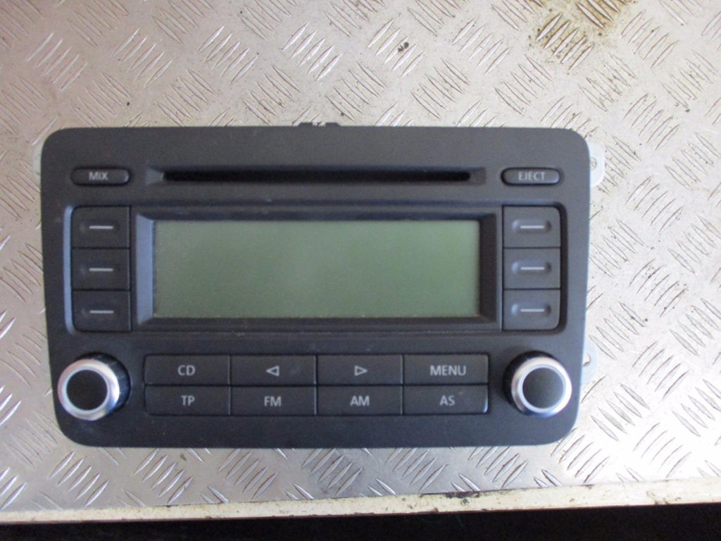 VOLKSWAGEN VW GOLF MK5 BLAUPUNKT RCD300 STEREO HEAD UNIT 1K0035186P NO CODE