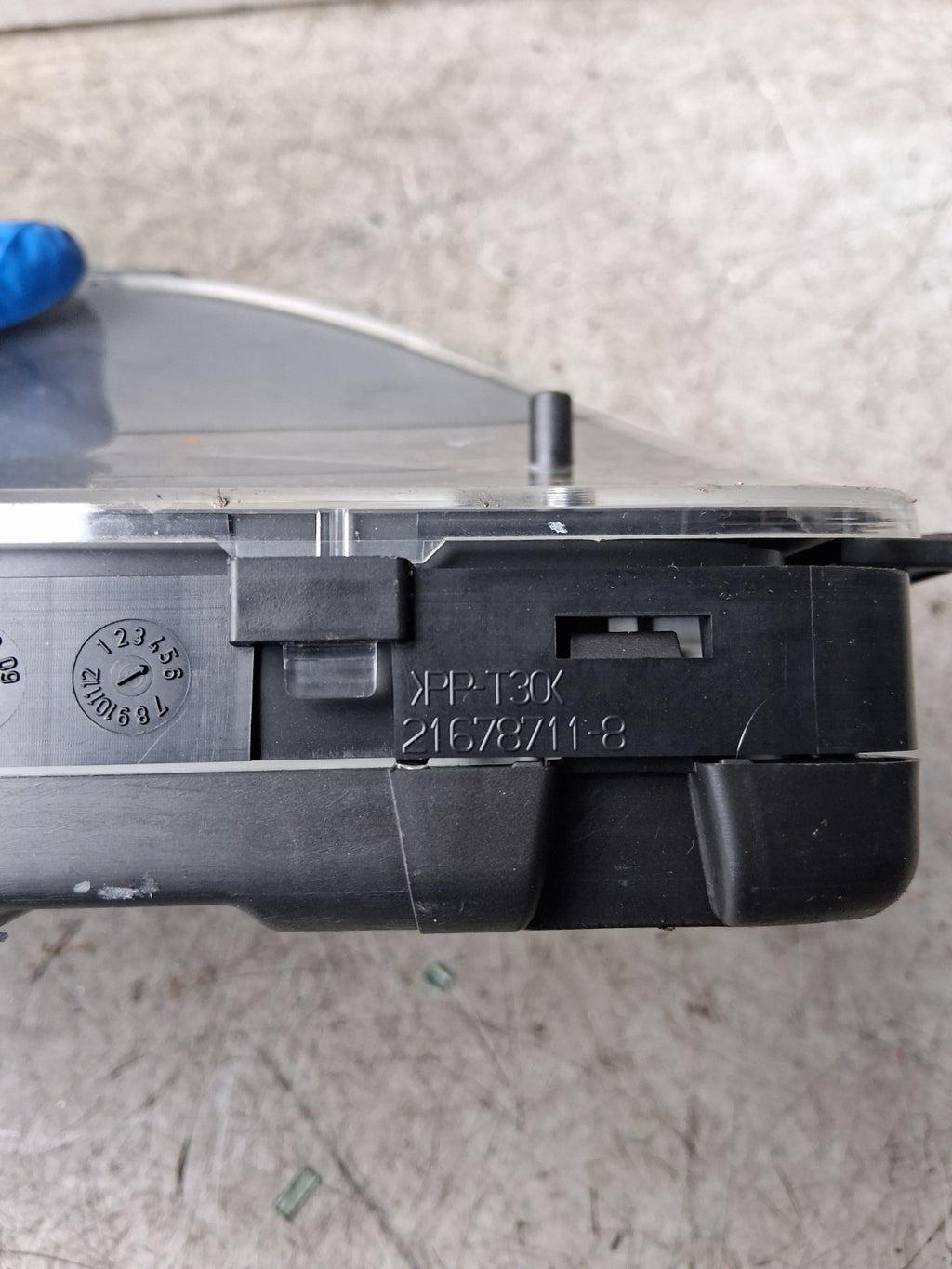 2008 CITROEN C2 SPEEDOMETER  INSTRUMENT CLUSTER P9660225780