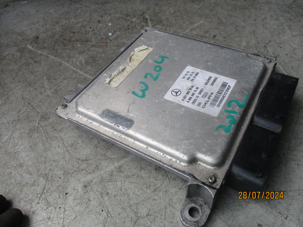 2012 MERCEDES C CLASS W204 2.1 DIESEL ECU ENGINE CONTROL MODULE A6519007500