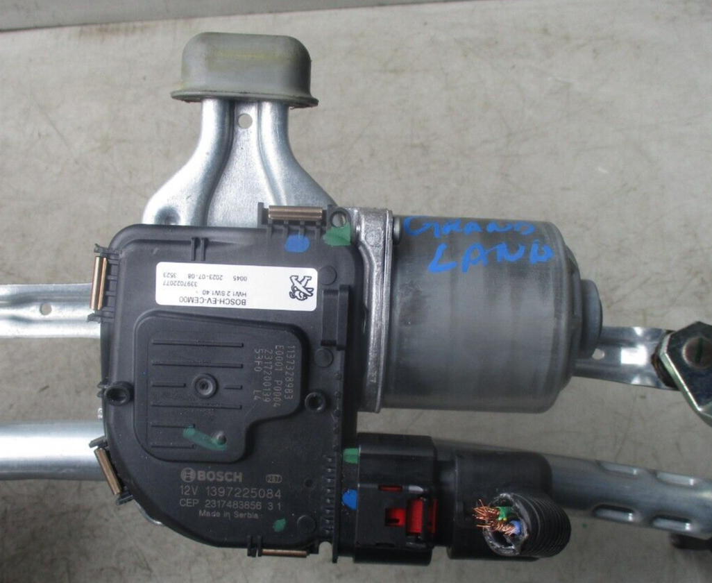 2023 VAUXHALL GRANDLAND FRONT WINDSCREEN WIPER MOTOR AND LINKAGES 3397022077