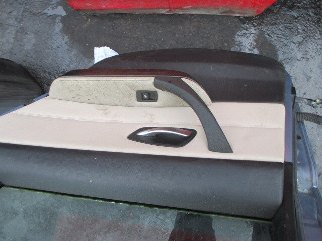2004 BMW 5 SERIES E60 SALOON OSR DRIVER SIDE REAR COMPLETE DOOR SILVER