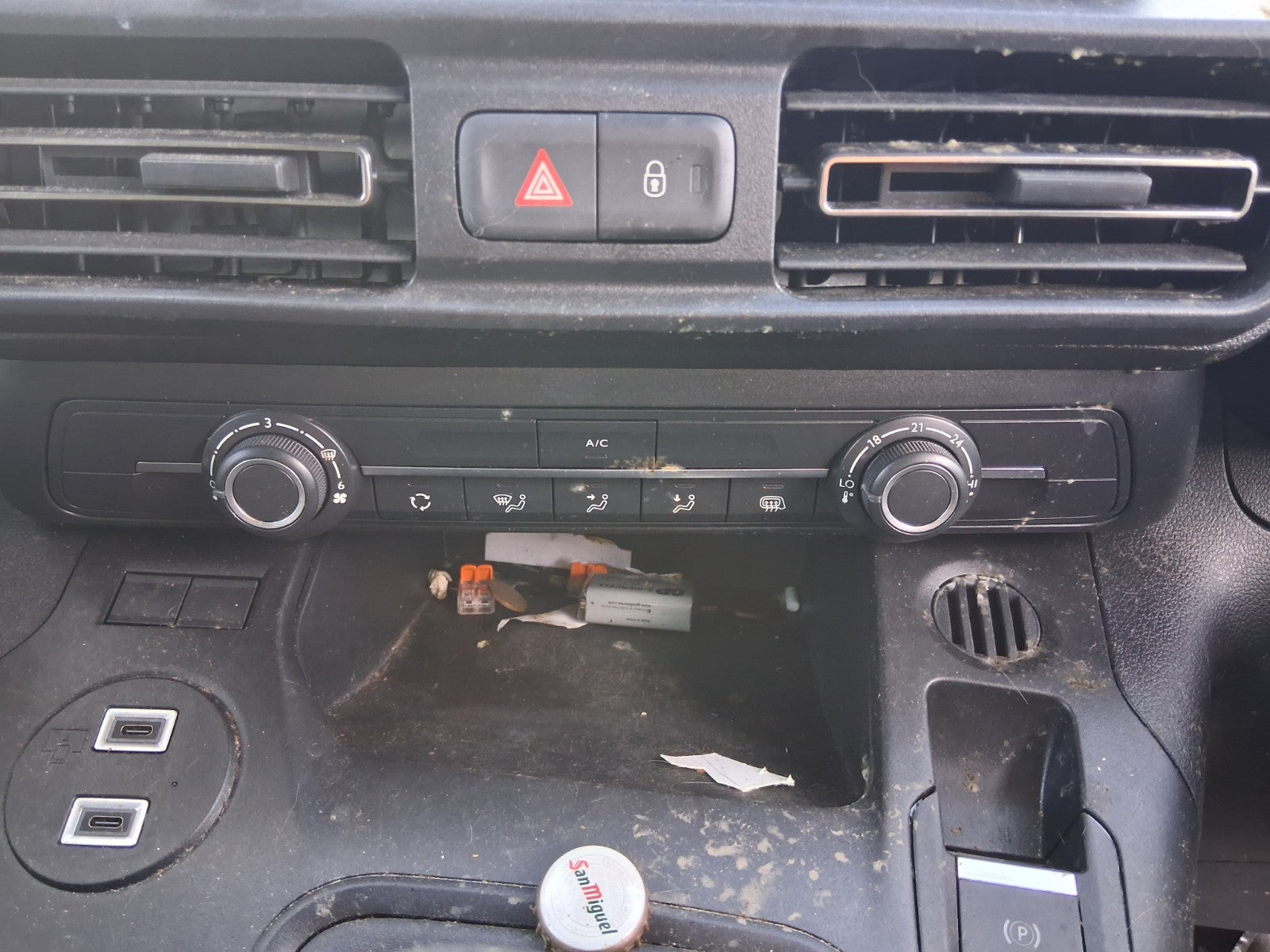 2024 CITROEN BERLINGO MK3 K9 AC HEATER CLIMATE CONTROL SWITCH PANEL