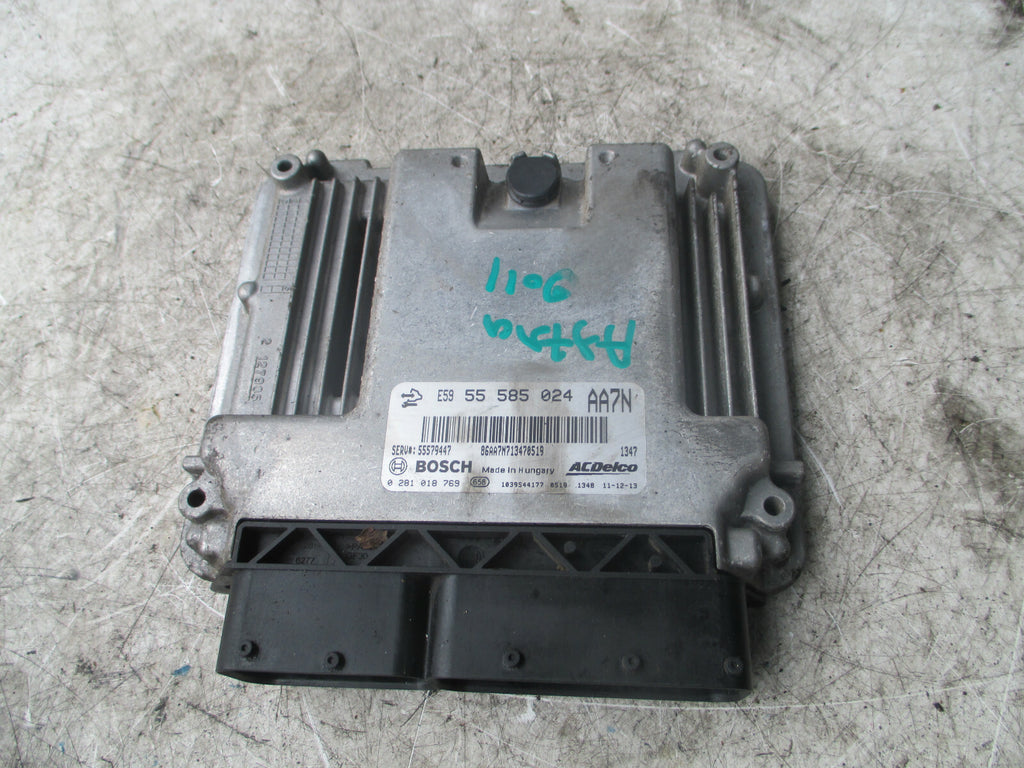 VAUXHALL ASTRA H 2011 2.0 CDTI ECU ENGINE CONTROL MODULE UNIT 55585024