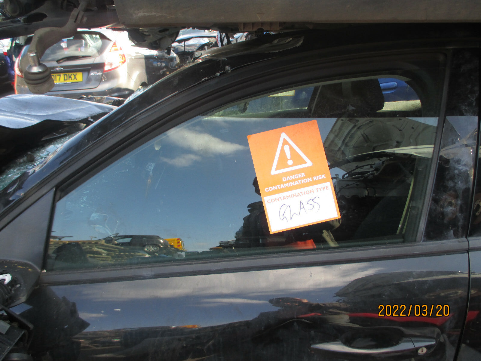 CITROEN C4 MK3 2021 NSF PASSENGER SIDE FRONT DOOR WINDOW GLASS