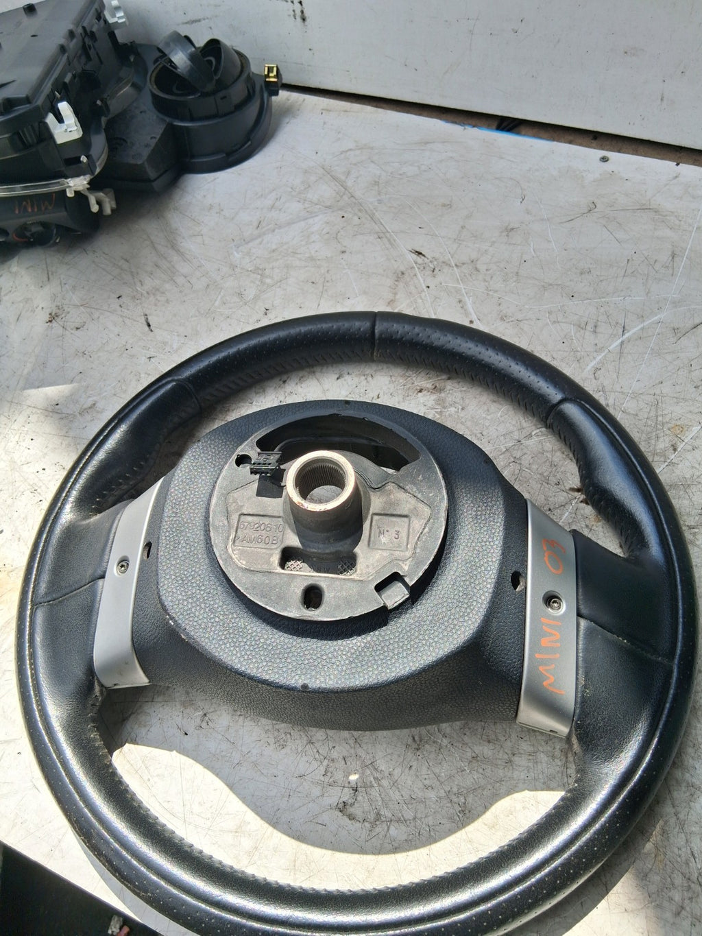 2003 MINI MULTIFUNCTIONAL STEERING WHEEL 2375R5016