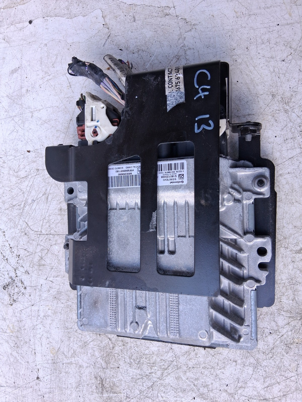 2013 CITROEN C4 MK2 ECU ENGINE CONTROL MODULE UNIT 9800268980