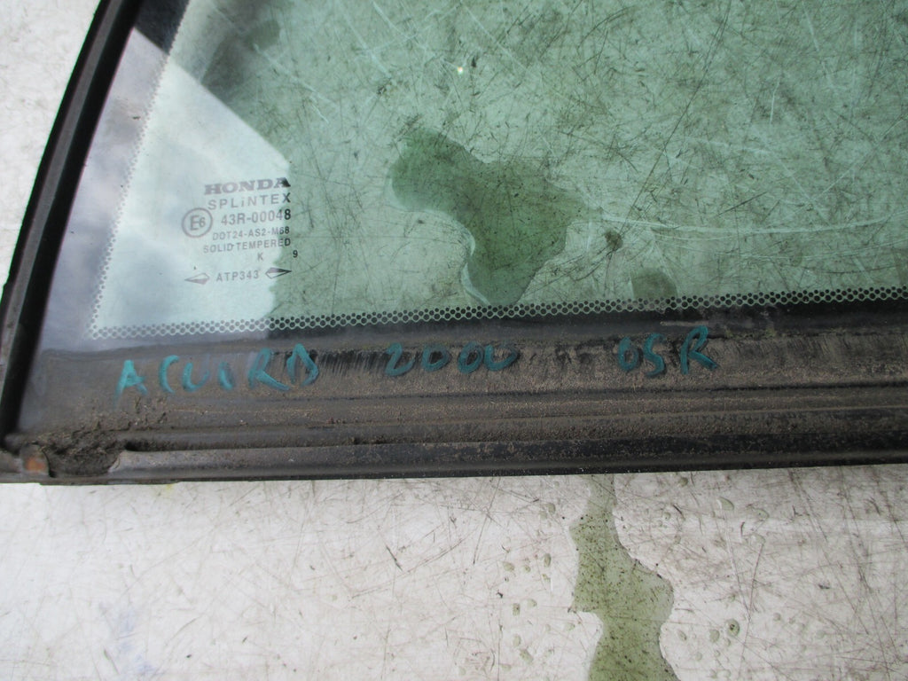 HONDA ACCORD MK6 NSR PASSENGER SIDE REAR QUARTER WINDOW GLASS