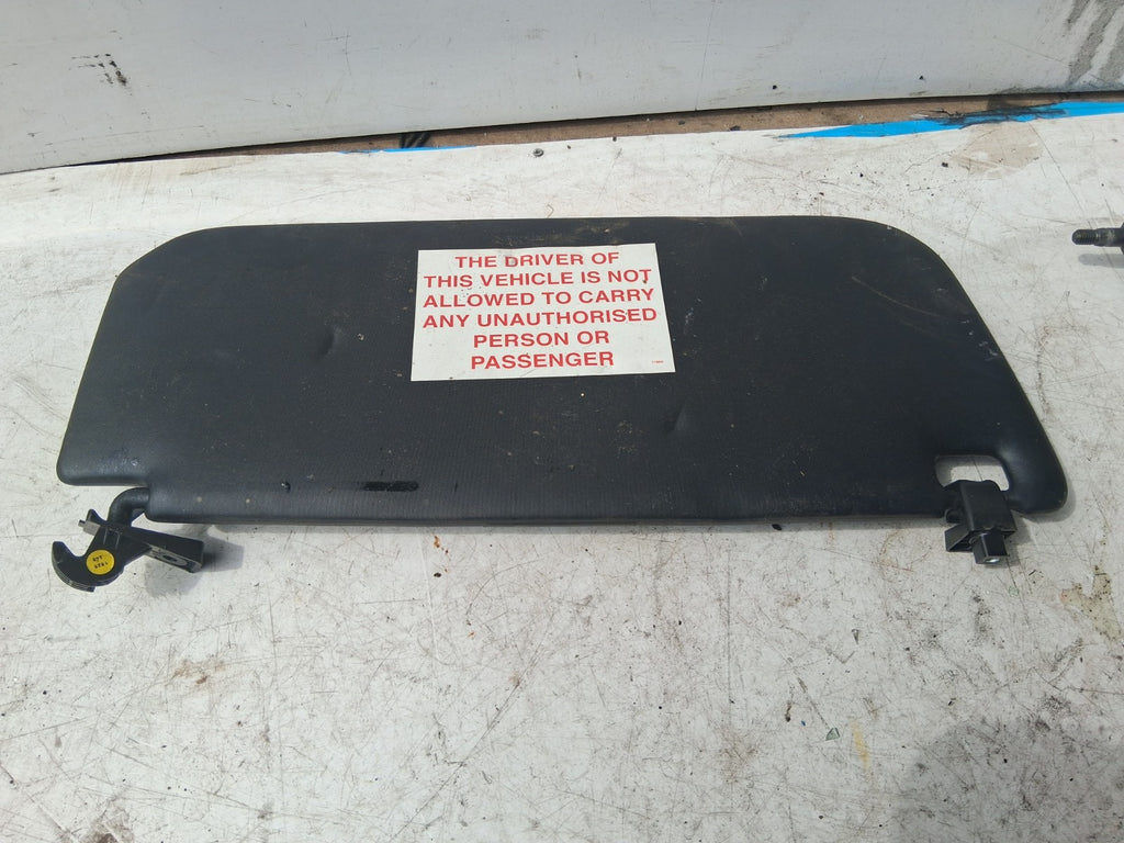 2018 MERCEDES SPRINTER W907 NSF PASSENGER SIDE FRONT LEFT SUN VISOR SHADE