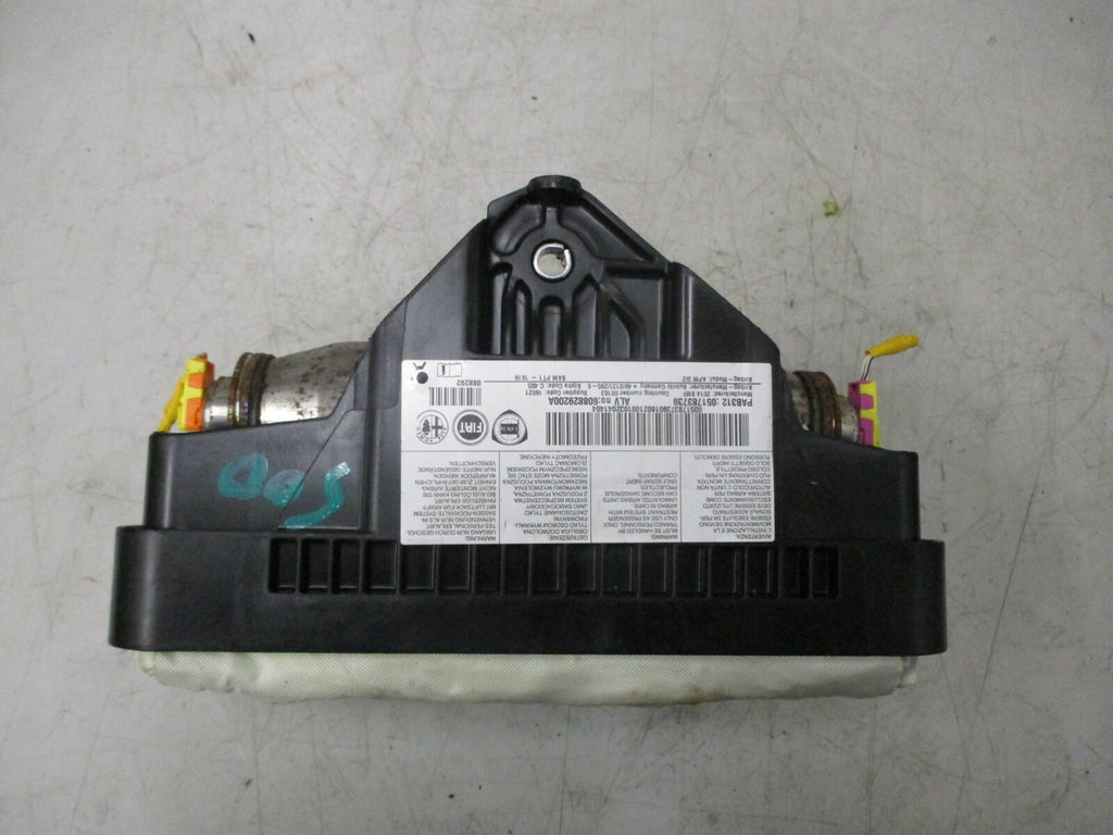 FIAT 500 2014 NS PASSENGER SIDE DASH AIR BAG AIRBAG UNIT 051783739 608829200A