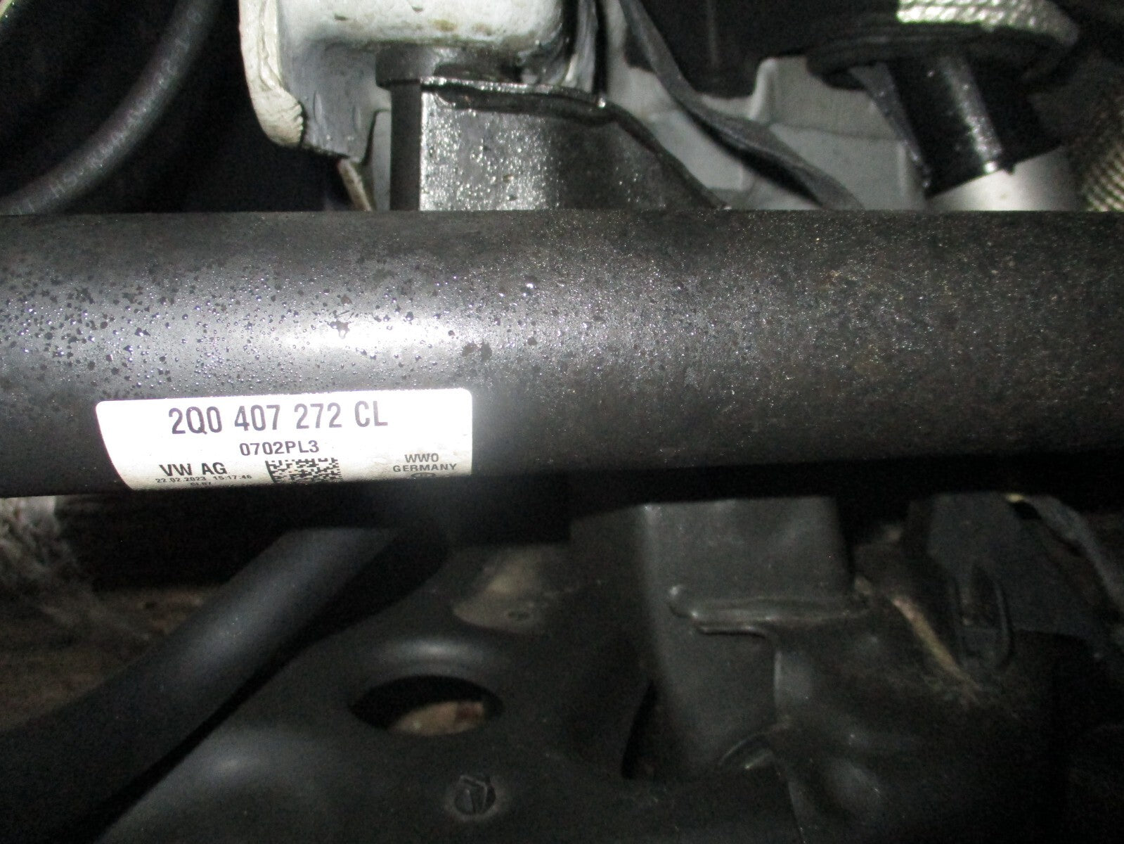 2023 VOLKSWAGEN T CROSS 1.0 TSI OS DRIVER FRONT MANUAL DRIVESHAFT 2Q0407272CL