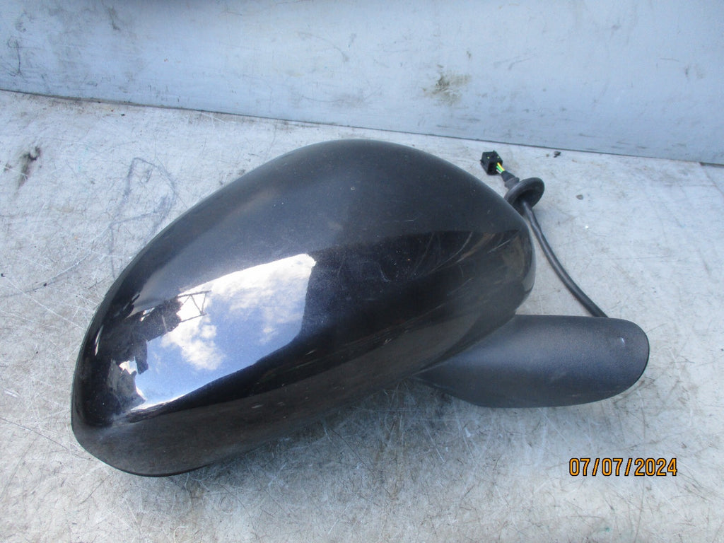 VAUXHALL CORSA D 2011 OS DRIVER SIDE ELECTRIC WING MIRROR BLACK
