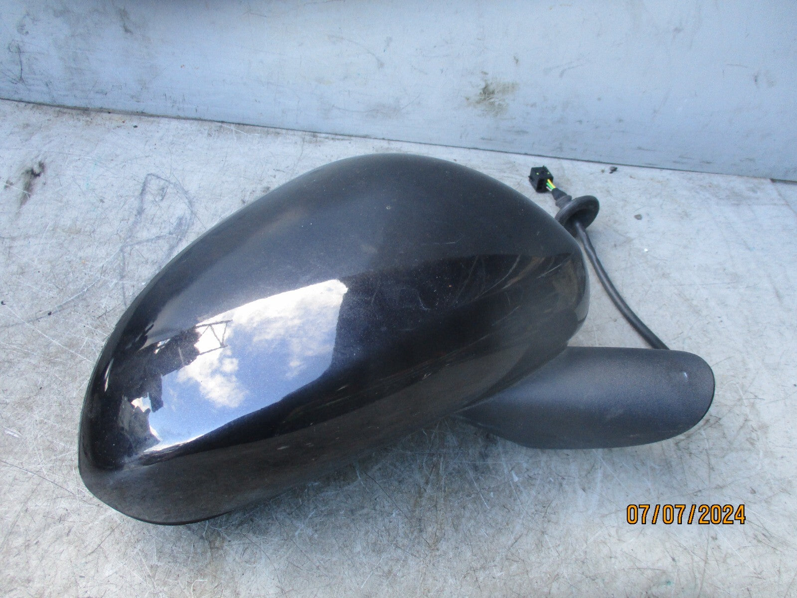 VAUXHALL CORSA D 2011 OS DRIVER SIDE ELECTRIC WING MIRROR BLACK