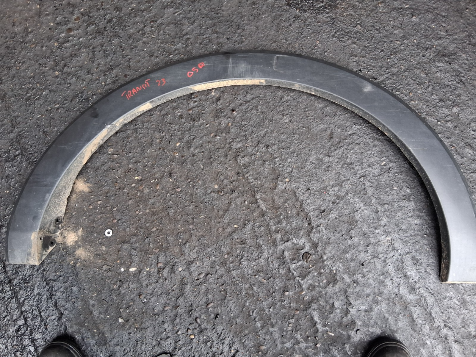 2023 FORD TRANSIT 350 MK8 OSR DRIVER SIDE REAR WHEEL ARCH TRIM BK31V280K96