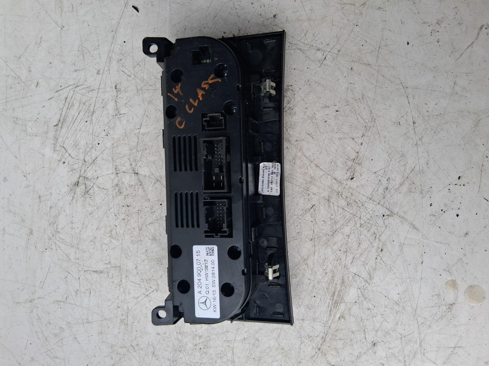 2014 MERCEDES BENZ W204 C AIR VENT WITH TRIM 08065000