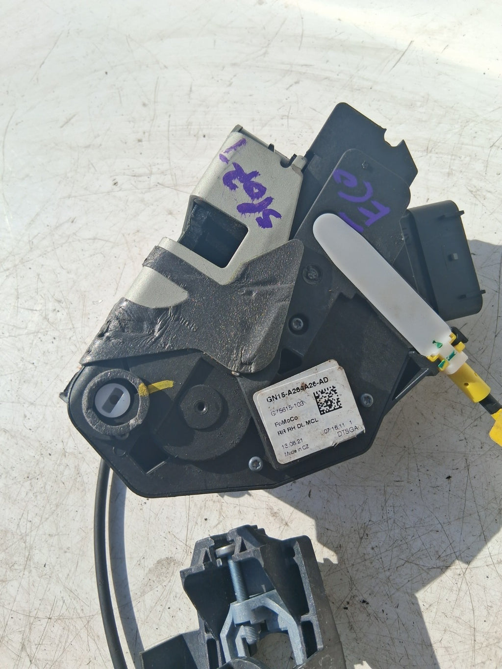 2021 FORD ECOSPORT OSR DRIVER SIDE REAR DOOR LOCK MECHANISM GN15A264A26AD