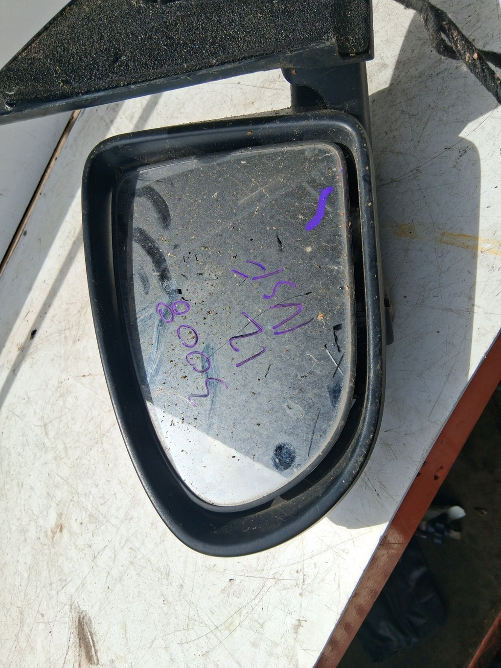 2012 PEUGEOT 3008 MK1 NSF PASSENGER SIDE FRONT LEFT WING MIRROR NO COVER
