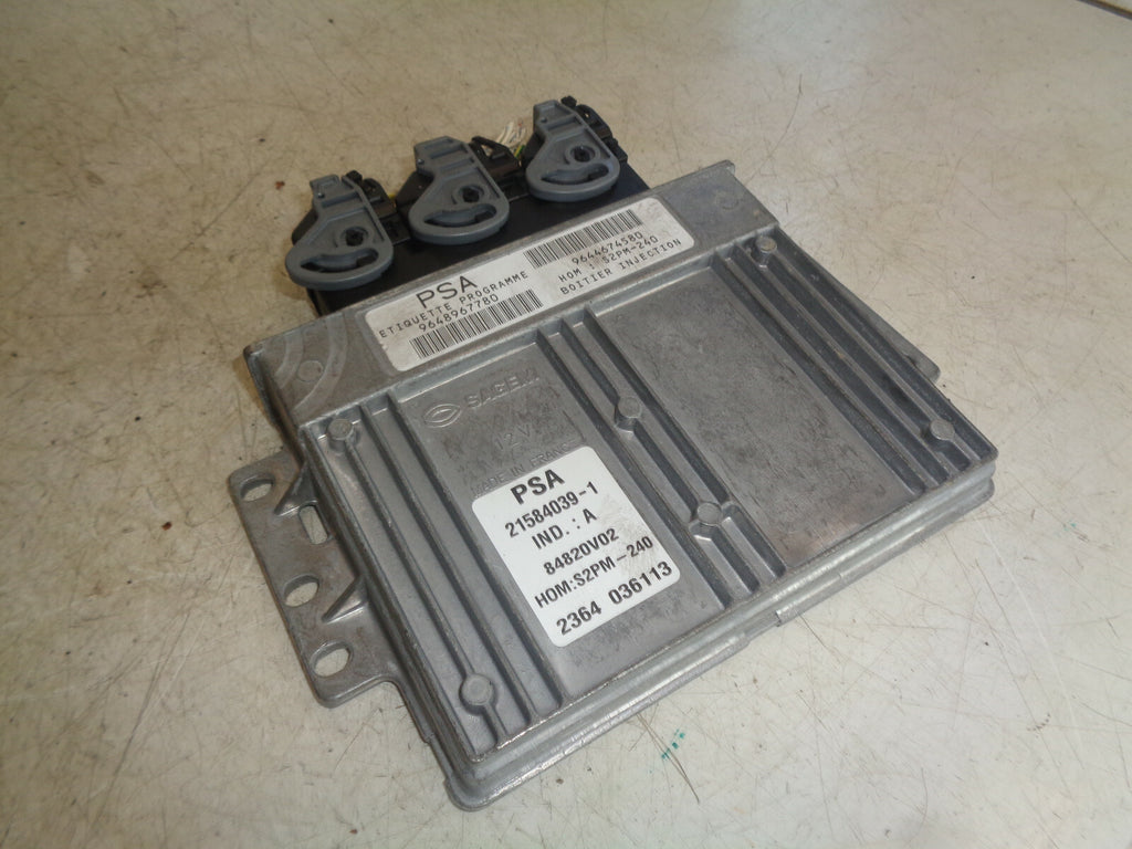 CITROEN C5 2003 1.6 HDI DIESEL ECU ENGINE CONTROL MODULE UNIT 9648967780