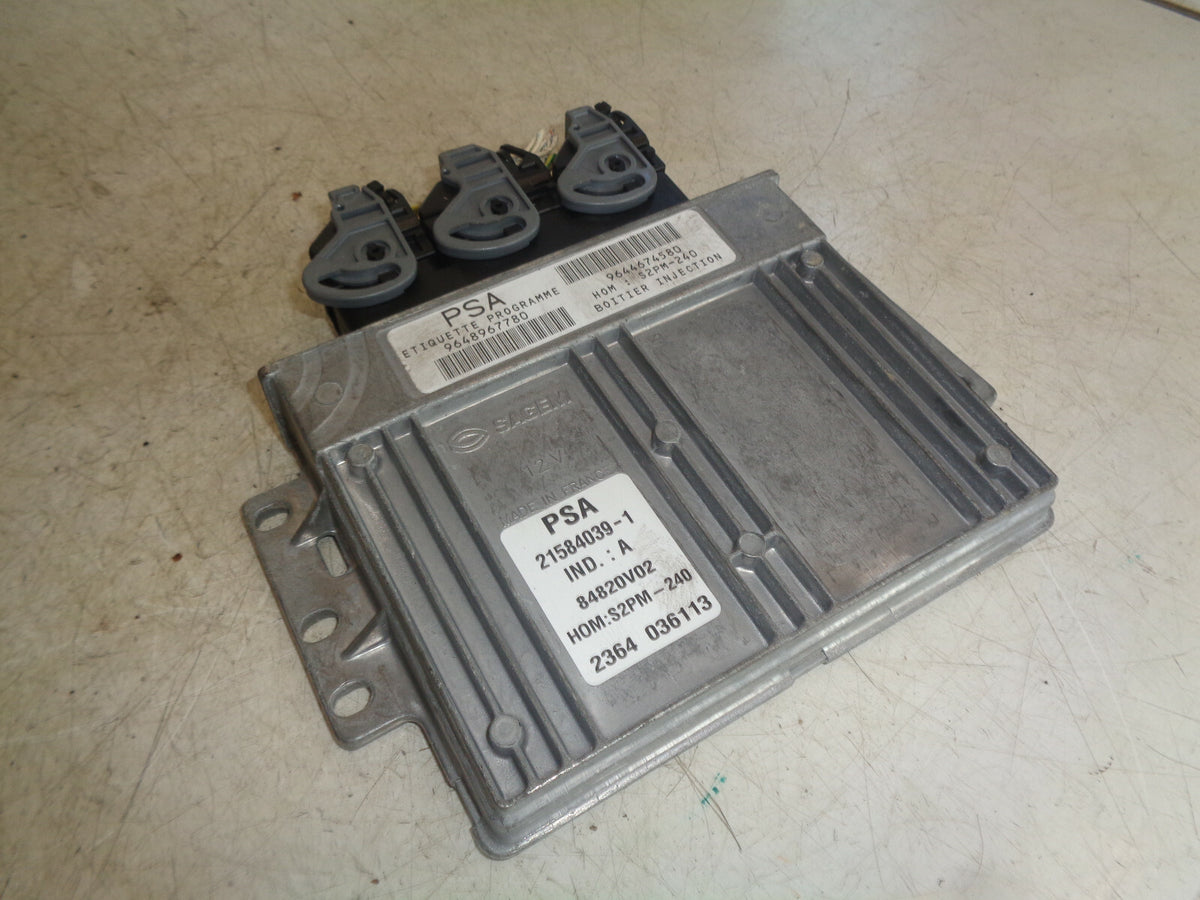 CITROEN C5 2003 1.6 HDI DIESEL ECU ENGINE CONTROL MODULE UNIT 9648967780