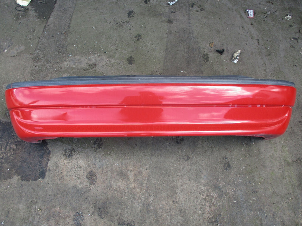 VAUXHALL ASTRA F REAR COMPLETE BUMPER RED